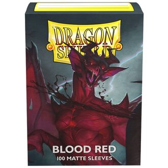 Dragon Shield (Dragon Shield) Matte Blood Red - 100 Unités - 63mm x 88mm Dragon Shield (Dragon Shield) Matte Blood Red - 100 Unités - 63mm x 88mm