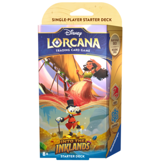 Ravensburger Disney Lorcana - Into the Inklands - Starter Deck - Ruby/Sapphire (English)