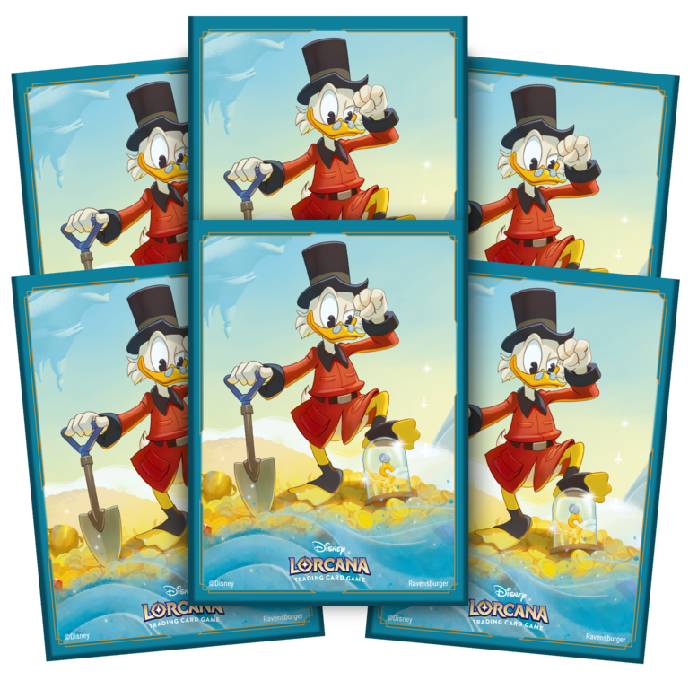 Ravensburger Disney Lorcana - Matte Sleeves - Standard Size - 65 unités - Scrooge McDuck