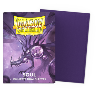 Dragon Shield (Dragon Shield) Matte Dual Sleeves - Soul - 100 Unités - 63mm x 88mm Dragon Shield (Dragon Shield) Matte Dual Sleeves - Soul - 100 Unités - 63mm x 88mm