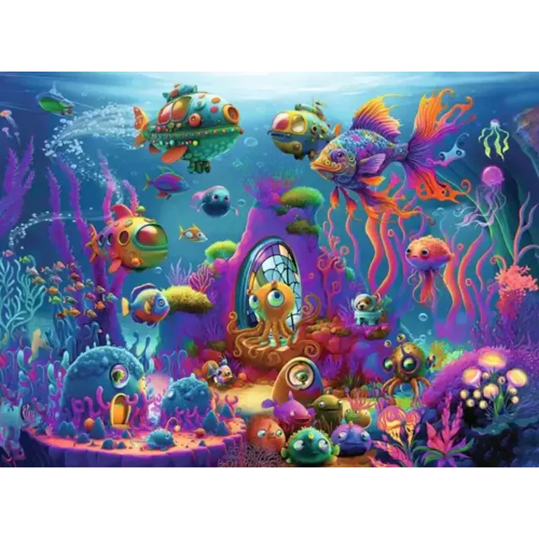 Aliens sous l'eau - 150 pièces XXL
