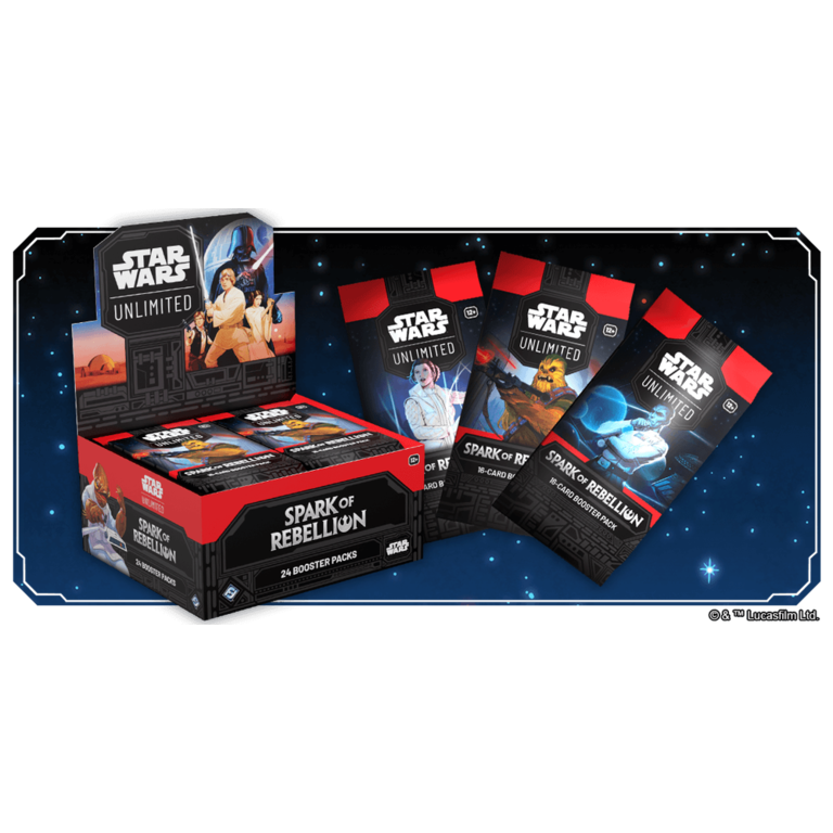 Star Wars Unlimited - Spark of Rebellion - Draft Booster Box (English)