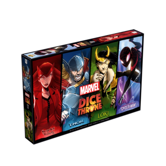 Dice Throne Marvel - Thor, Loki, Spiderman, Scarlet Witch (Français)