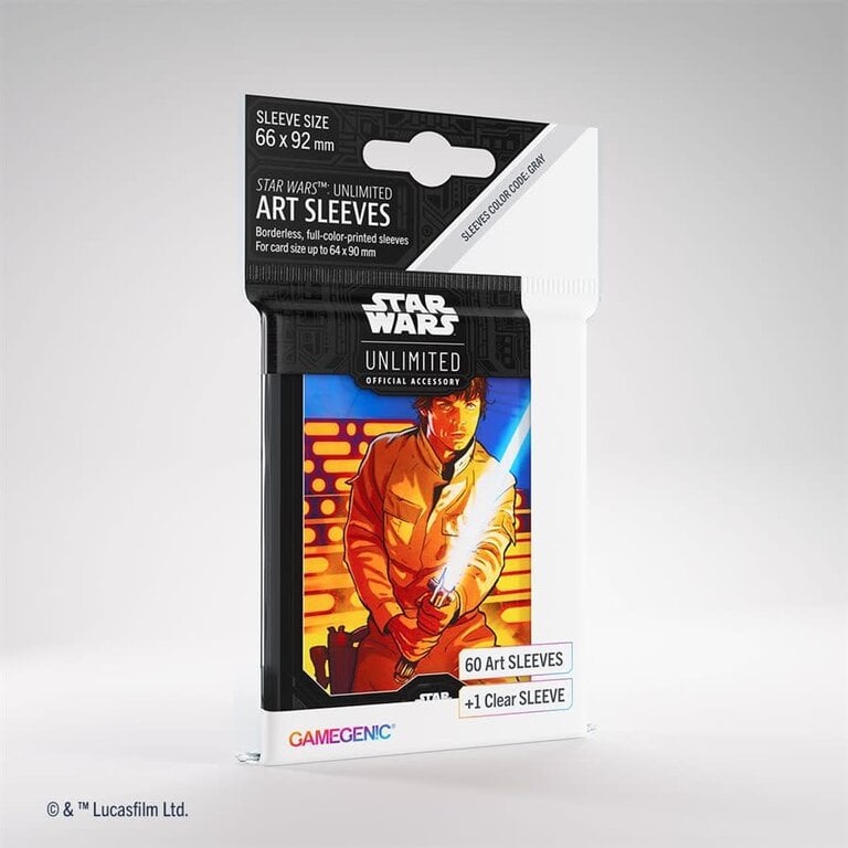 Gamegenic (Gamegenic) Star Wars Unlimited - Sleeves 60 unités - Luke Skywalker