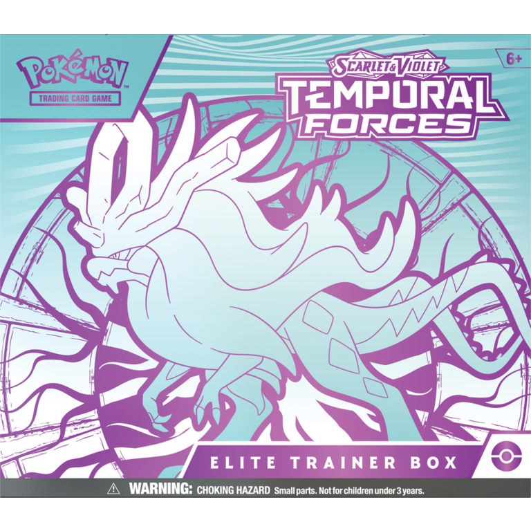 Pokémon Pokémon - Scarlet & Violet (5) - Temporal Force - Elite Trainer Box: Walking Wake (English) [PREORDER]