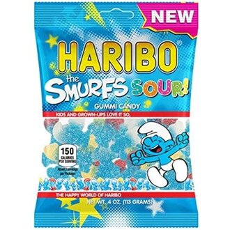 Haribo - The Smurfs Sour - 113g