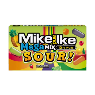 Mike and Ike Mega Mix Sour Box - 141g