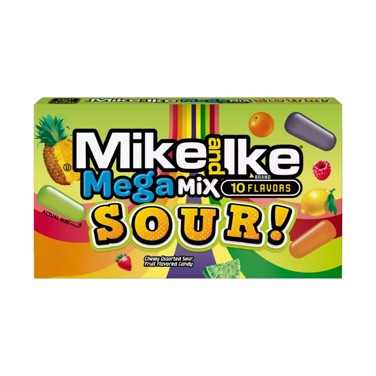 Mike and Ike Mega Mix Sour Box - 141g