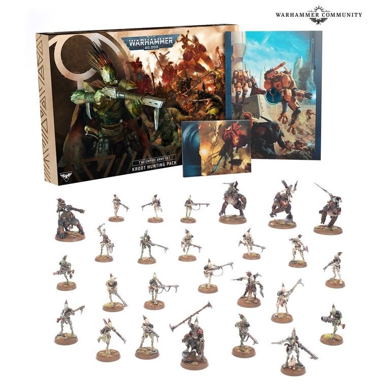 T'au Empire - Kroot Hunting Pack Army Set (Anglais)