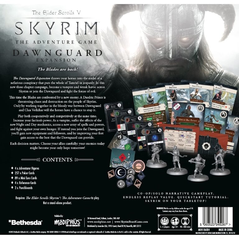The Elder Scrolls - Skyrim - Adventure Board Game - Dawnguard Expansion (Anglais)