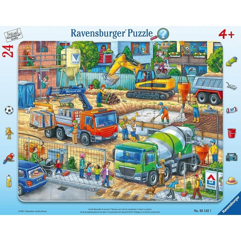 Ravensburger Travaux sur le site de construction - 24 pieces