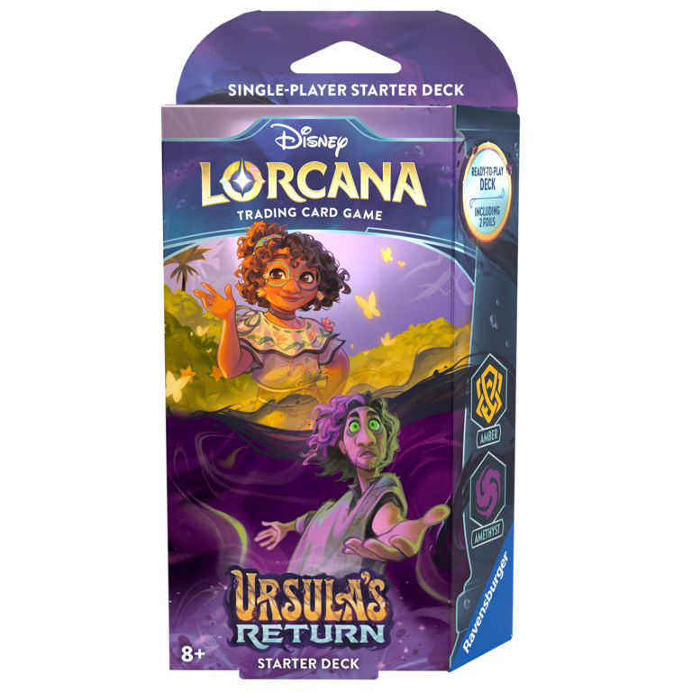 Ravensburger Disney Lorcana - Ursula's Return - Starter Deck - Amber/Amethyst (English) [PREORDER]