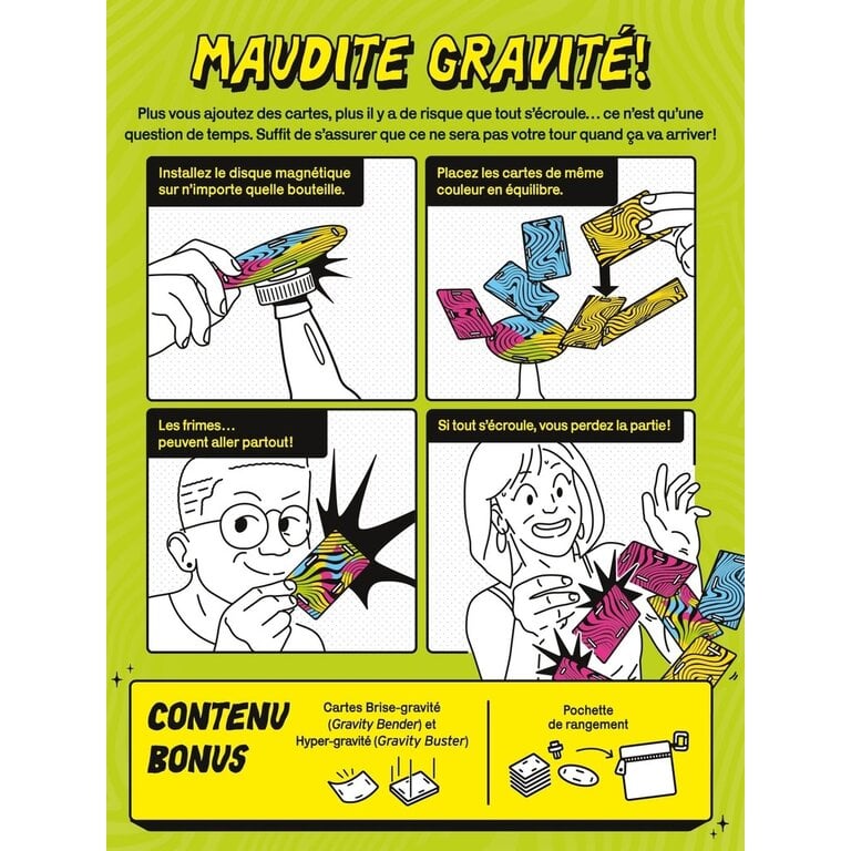 Instable - Cards vs Gravity - Édition québécoise (Français)