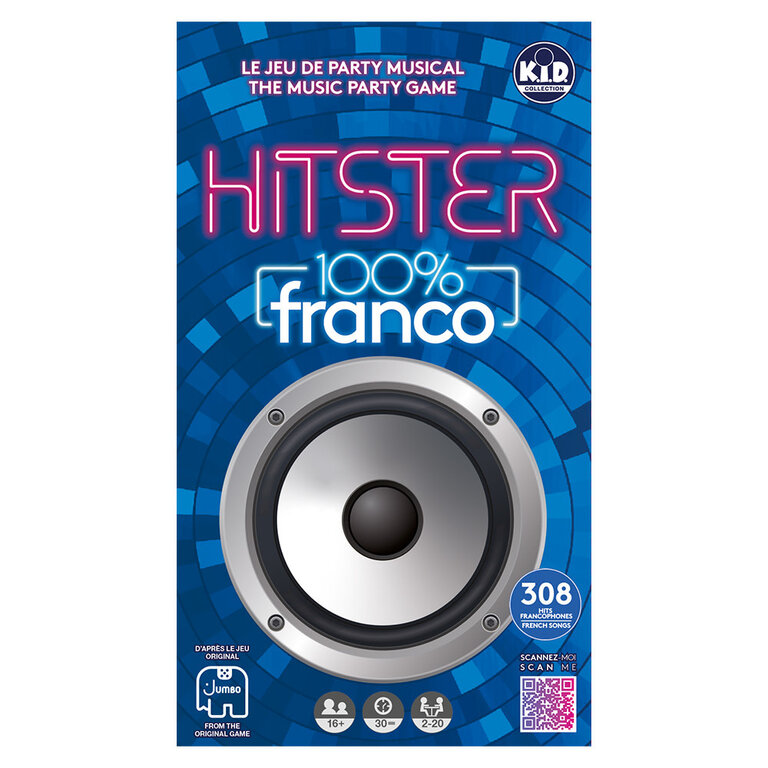 Hitster 2 - 100% franco (Multilingue) [PRÉCOMMANDE]
