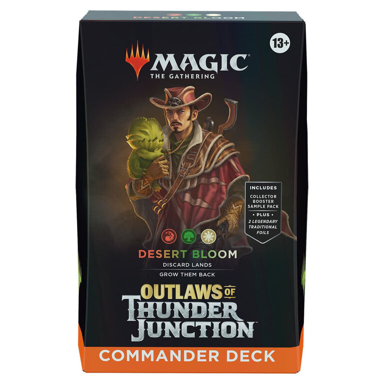 Magic the Gathering Outlaws of Thunder Junction - Commander Decks - Desert Bloom (Anglais)