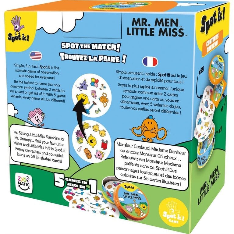 Spot It! - Mr. Men and Little Miss (Multilingue) (Dobble)