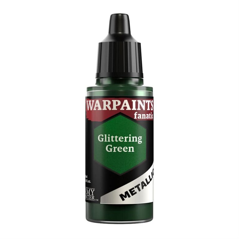 Army Painter (AP) Warpaints Fanatic - Metallic - Glittering Green 18ml
