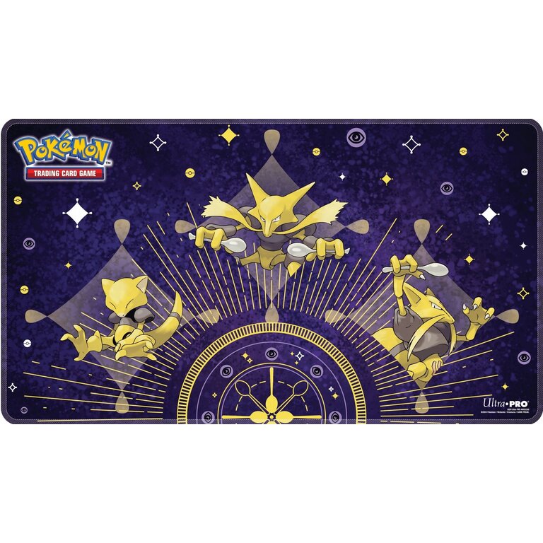 Ultra Pro (UP) Pokémon - Playmat - Abra Evolutions - White Stitched*