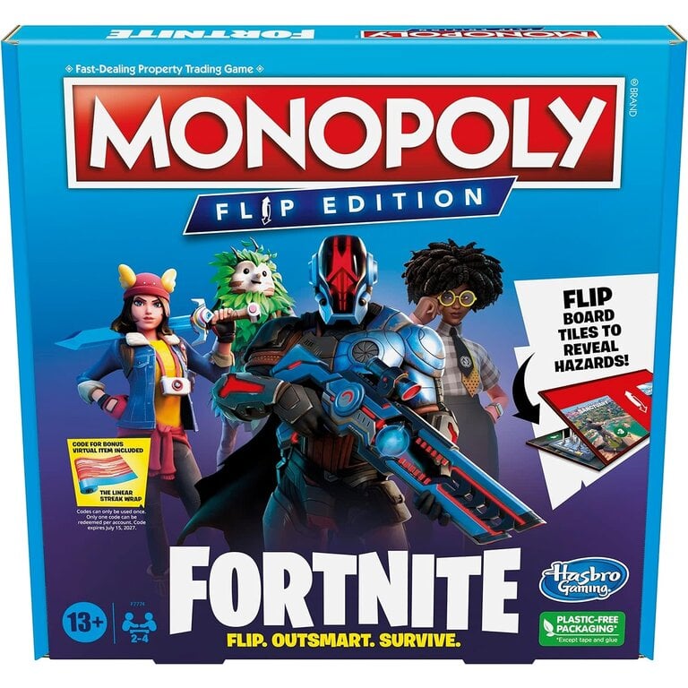 Monopoly - Flip Edition - Fortnite (Anglais)