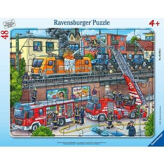 Ravensburger Les pompiers sur la voie ferrée - 48 pièces Ravensburger Les pompiers sur la voie ferrée - 48 pièces