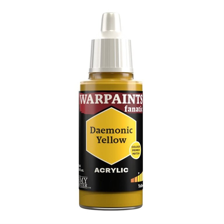 Army Painter (AP) Warpaints Fanatic - Daemonic Yellow 18ml