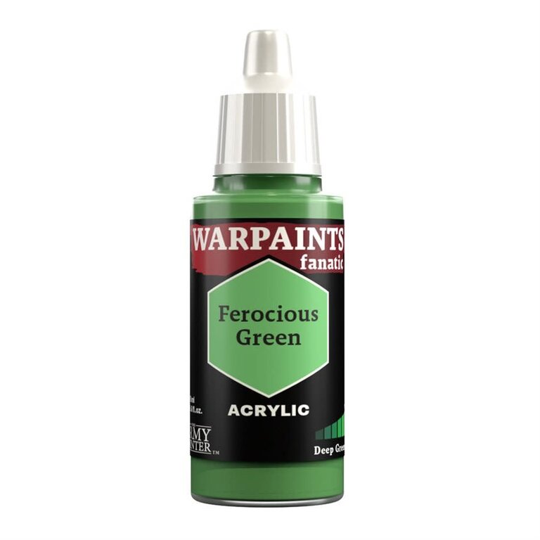 Army Painter (AP) Warpaints Fanatic - Ferocious Green 18ml