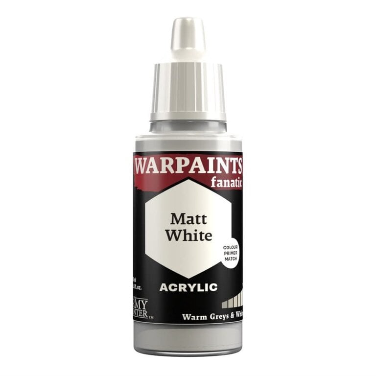 Army Painter (AP) Warpaints Fanatic - Matt White 18ml
