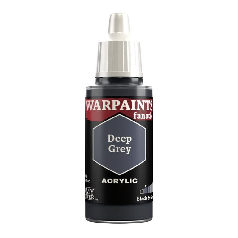Army Painter (AP) Warpaints Fanatic -Deep Grey 18ml