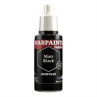 Army Painter (AP) Warpaints Fanatic -Matt Black 18ml