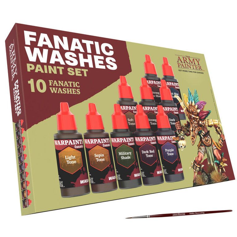 Army Painter (AP) Warpaints Fanatic - Washes Paint Set