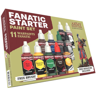 Army Painter (AP) Warpaints Fanatic - Starter Paint Set Army Painter (AP) Warpaints Fanatic - Starter Paint Set
