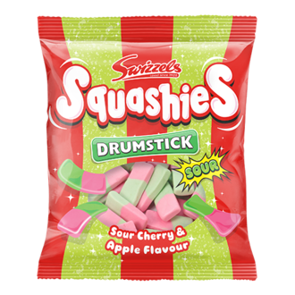 Squashies - Saveur cerise et pomme surette - 160g