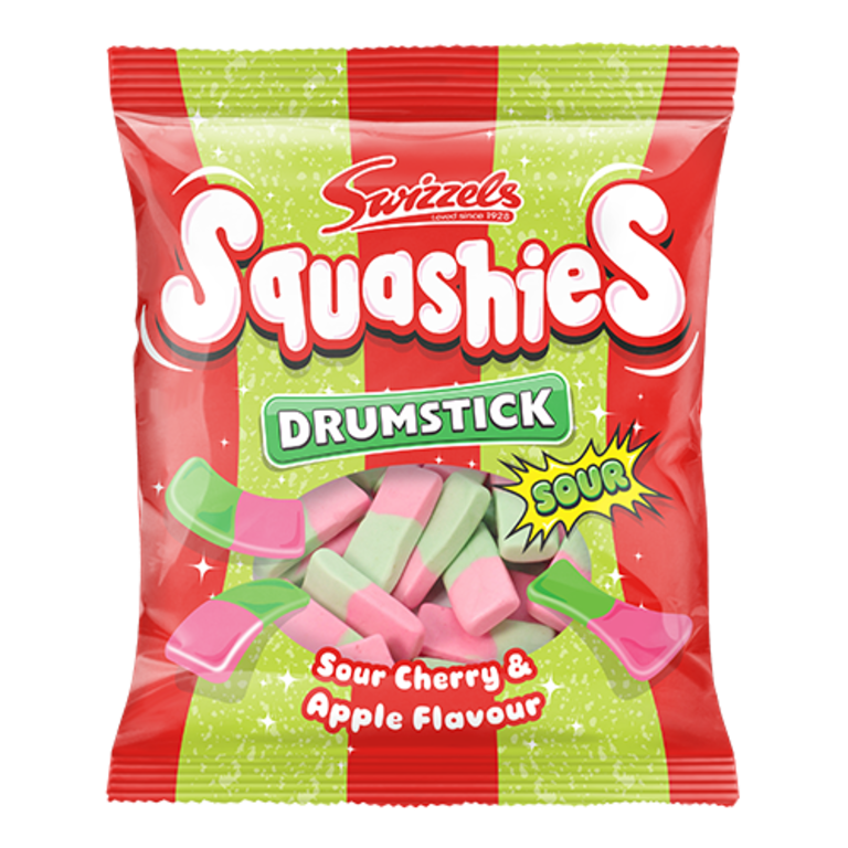 Squashies - Saveur cerise et pomme surette - 160g