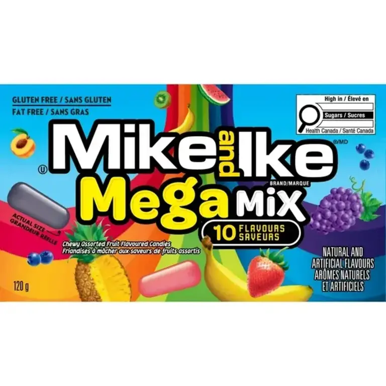 Mike and Ike Mega Mix - 120g