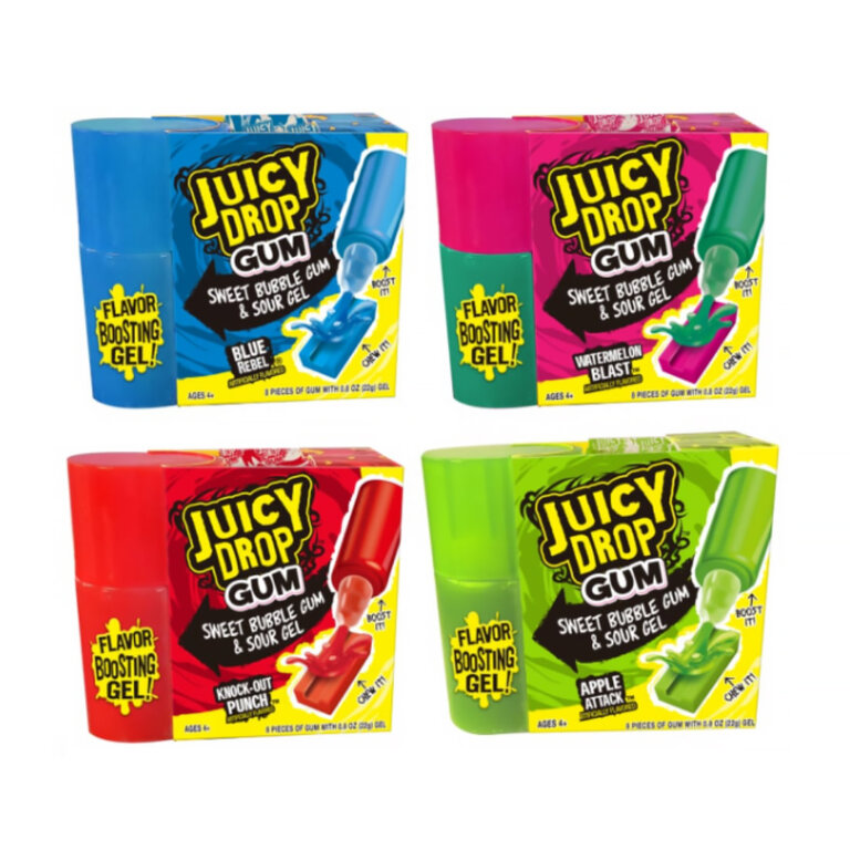 Juicy Drop - Gomme - 8 morceaux et gel 22g