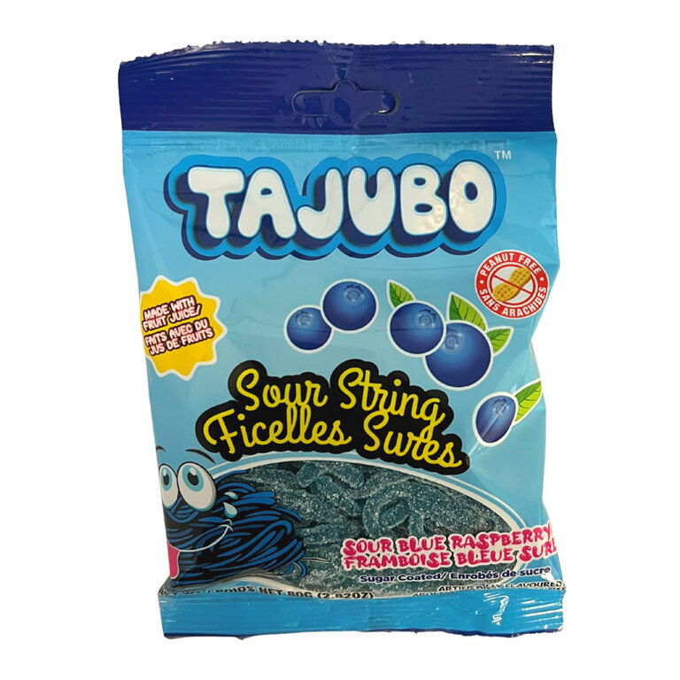 Tajubo - Ficelles sures framboise bleue - 80g
