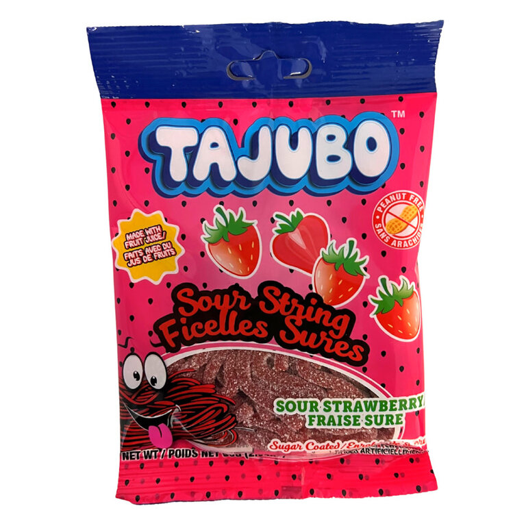 Tajubo - Ficelles sures fraise - 80g