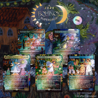 Magic the Gathering Secret Lair - Featuring: Phoebe Wahl - Rainbow Foil