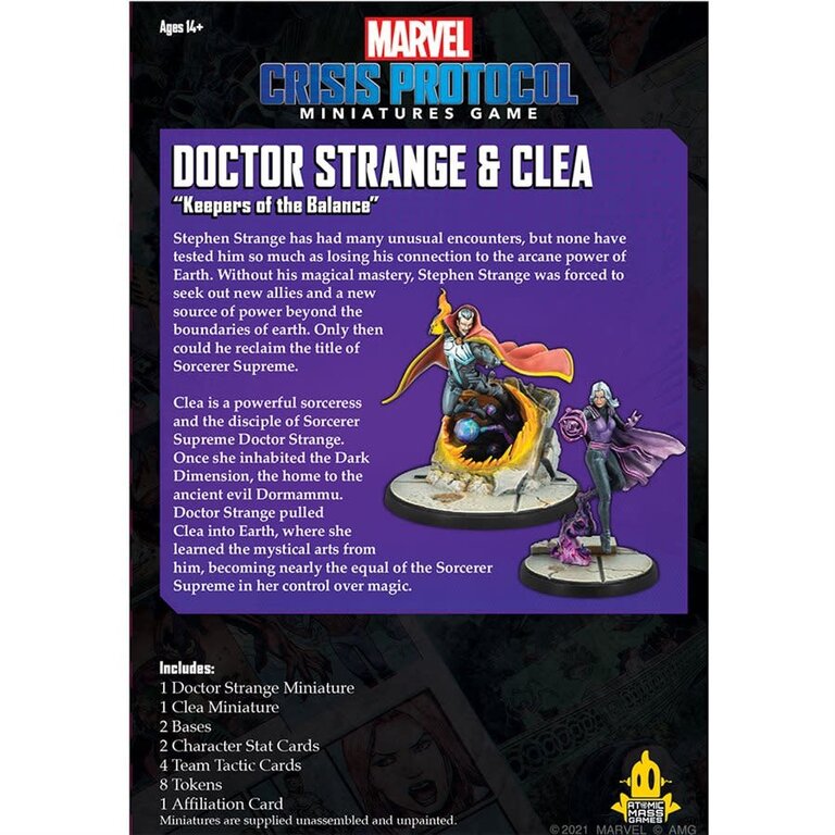 Marvel Crisis Protocol - Doctor Strange and Clea (English)