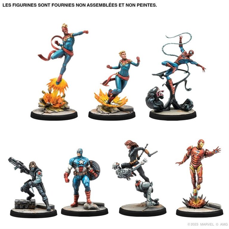 Marvel Crisis Protocol - Earth's Mightiest Core Set (French)