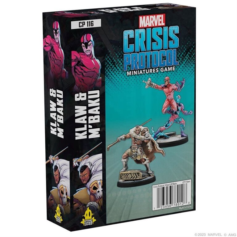 Marvel Crisis Protocol - Klaw and M'baku (Anglais)