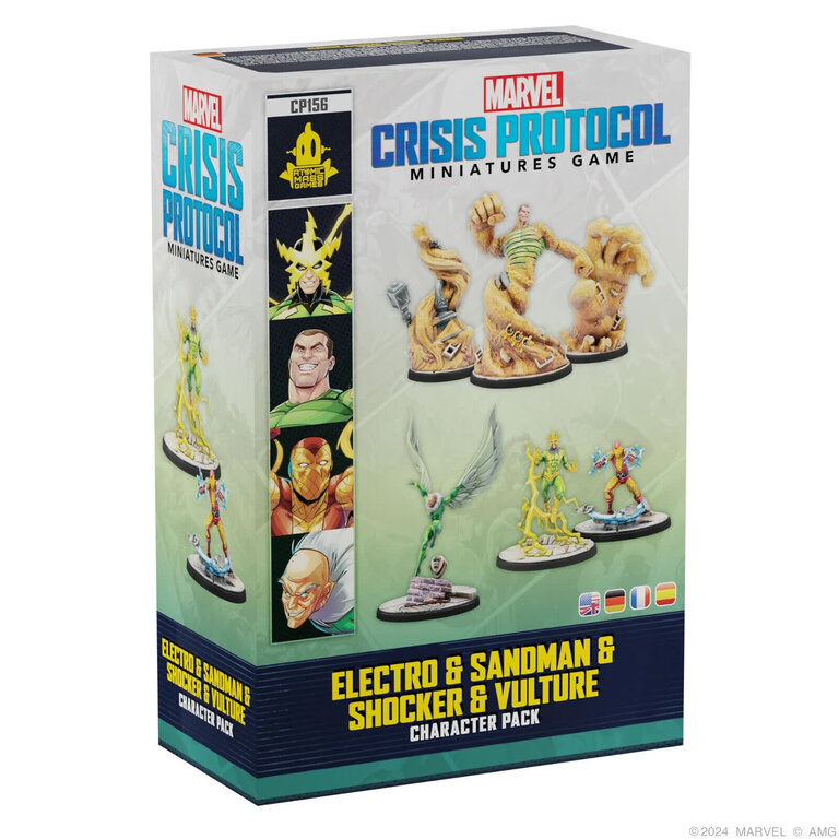 Marvel Crisis Protocol - Electro, Sandman, Shocker and Vulture (English)