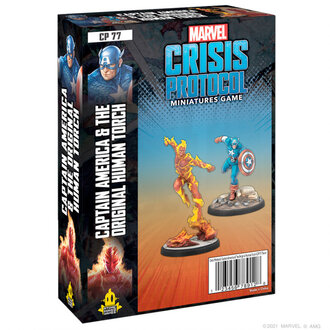 Marvel Crisis Protocol - Captain America and the Original Human Torch (English) Marvel Crisis Protocol - Captain America and the Original Human Torch (English)
