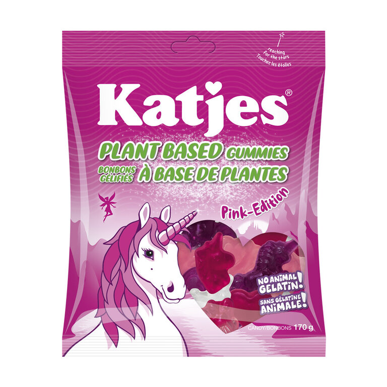 katjes - Bonbons gélifiés vegan - Édition rose - 170g