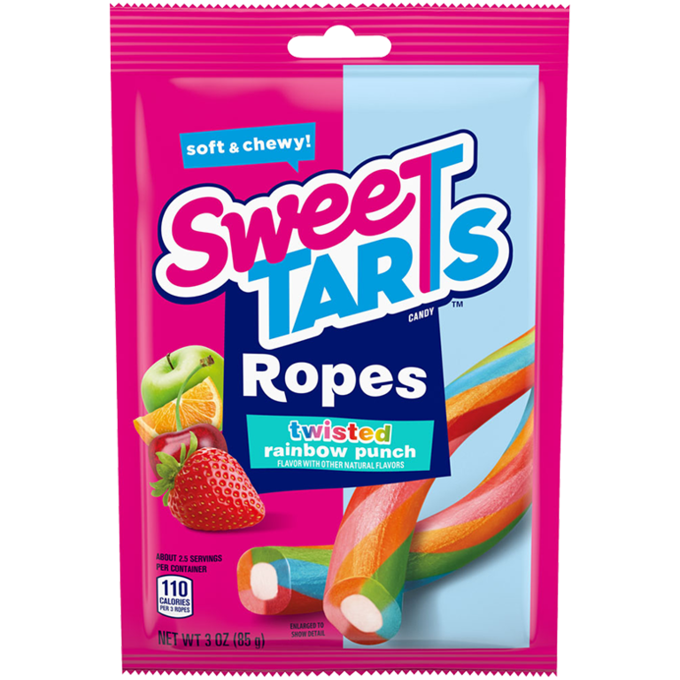 Sweetarts - Cordes punch arc-en-ciel - 141g