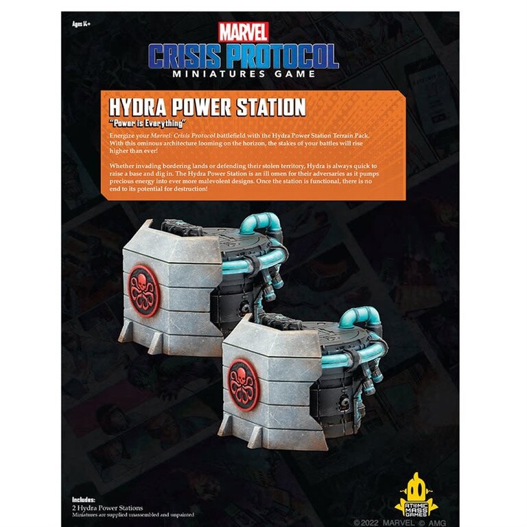 Marvel Crisis Protocol - Hydra Power Station Terrain Pack (Anglais)