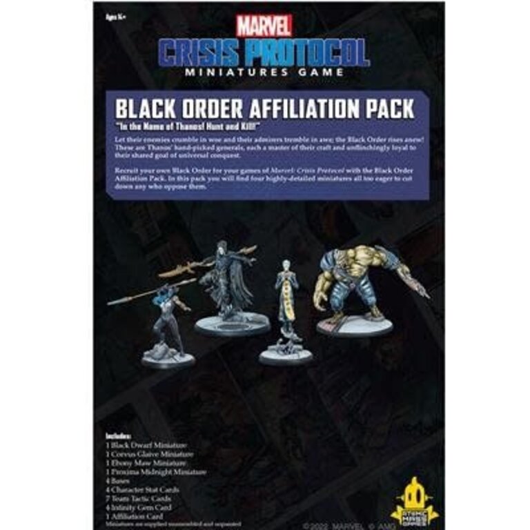 Marvel Crisis Protocol - Black Order Affiliation (Anglais)