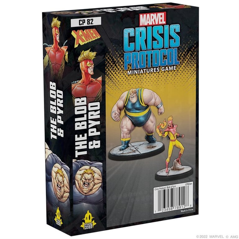 Marvel Crisis Protocol - The Blob and Pyro (Anglais)