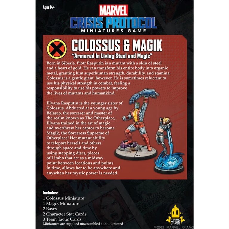 Marvel Crisis Protocol - Colossus and Magik (English)