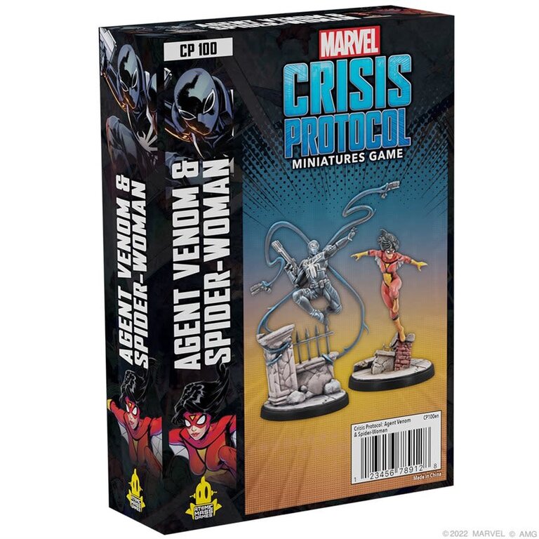 Marvel Crisis Protocol - Agent Venom and Spider-Woman (Anglais)